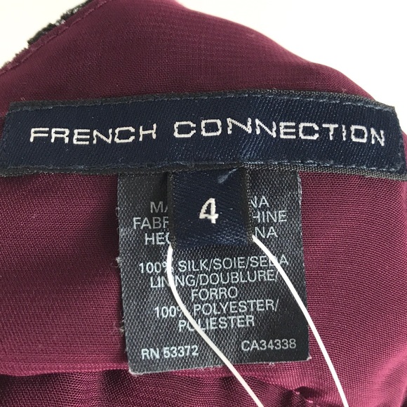 French Connection Silk Chiffon Cami Top size 4 - Picture 7 of 8